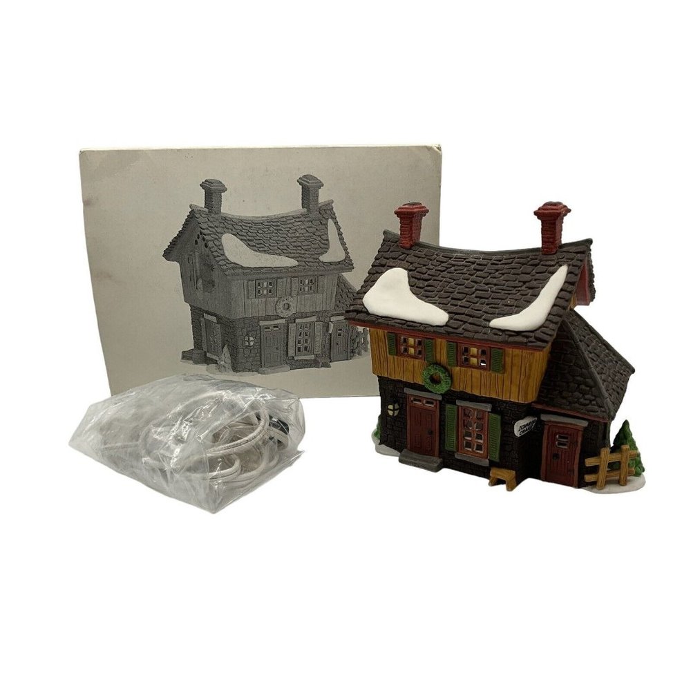 Dept 56 Heritage Village Collection "Ichabod Crane's Cottage" Retired Porcelain